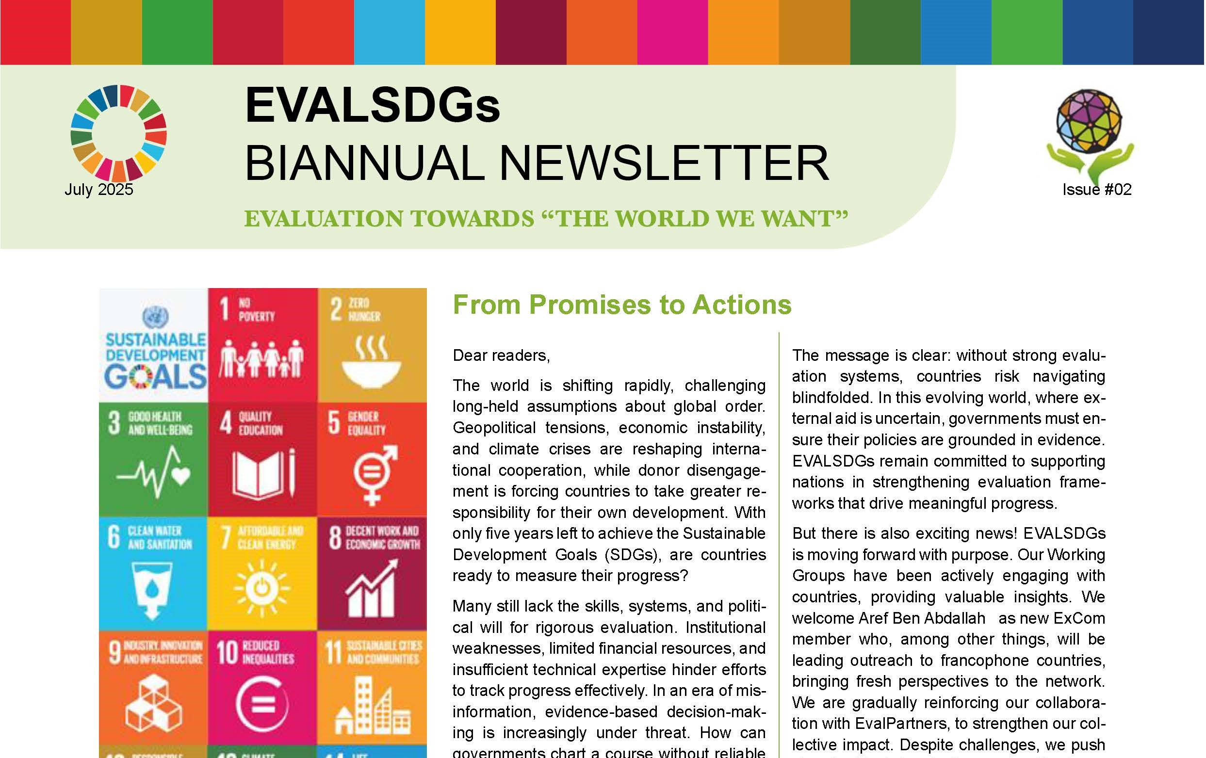 EVALSDGs Newsletter July 2025
